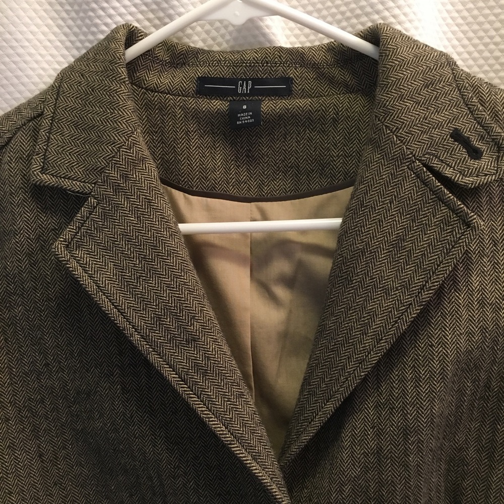 Gap black and cream blazer